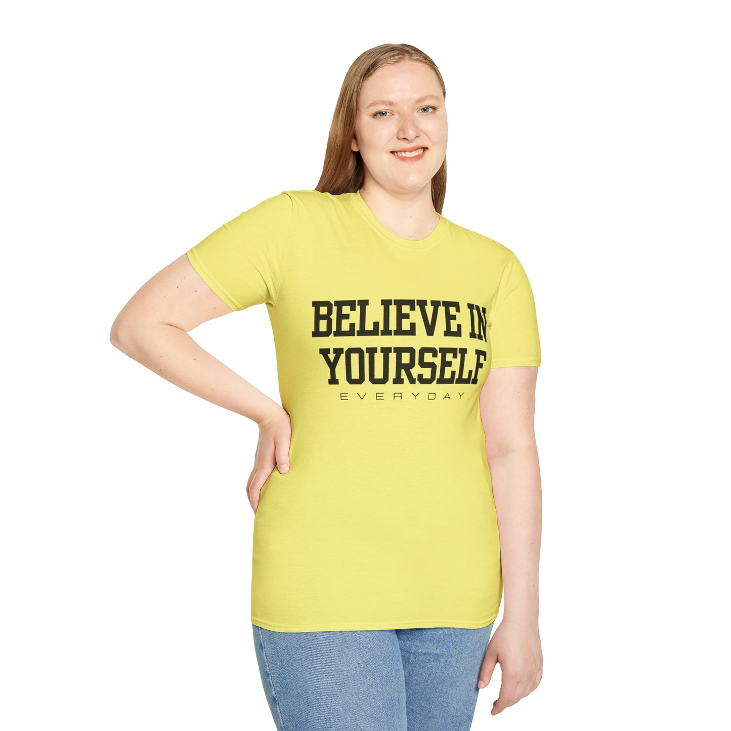 Believe In Yourself Unisex Softstyle T-Shirt (Multi-colors)