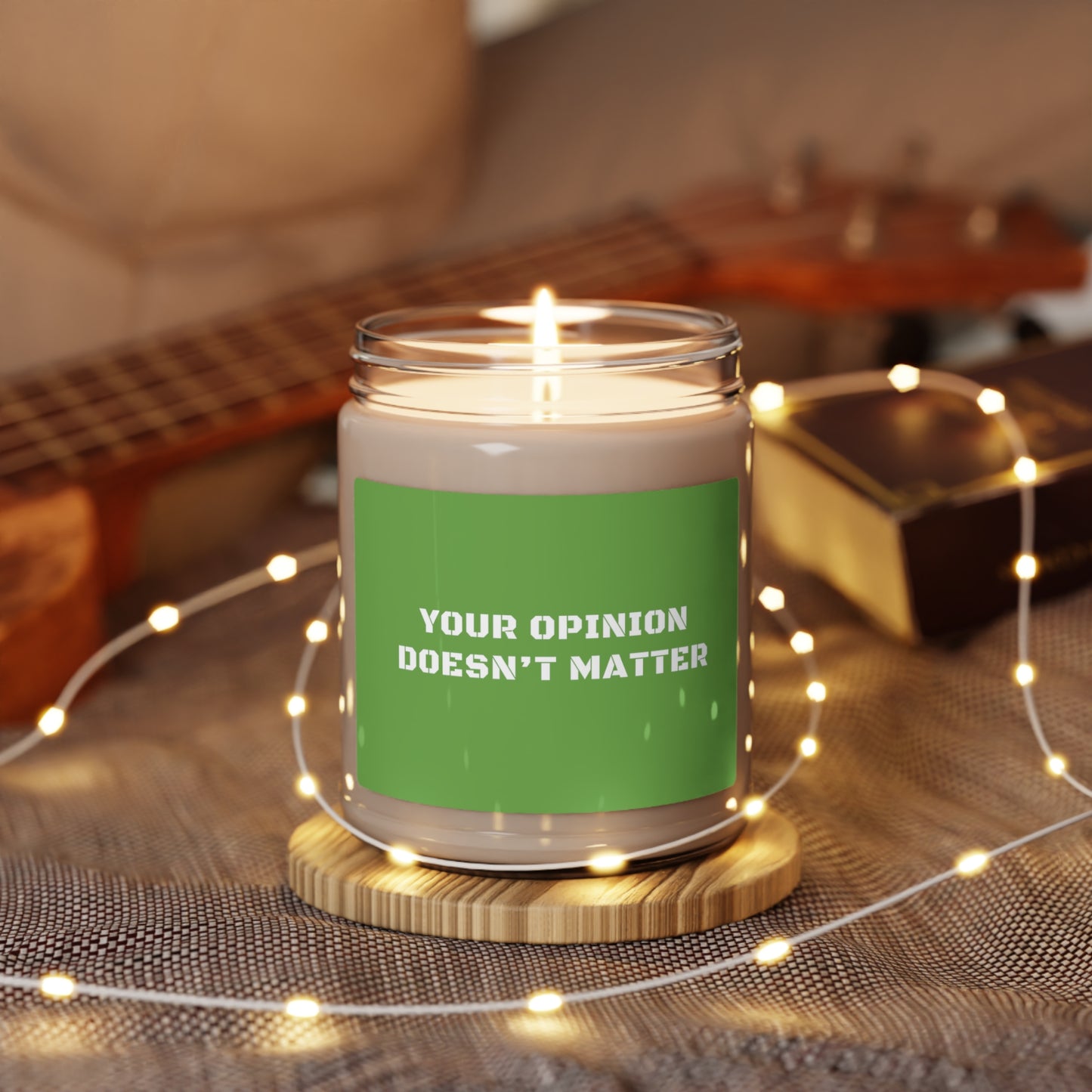 Your Opinion Scented Soy Candle, 9oz