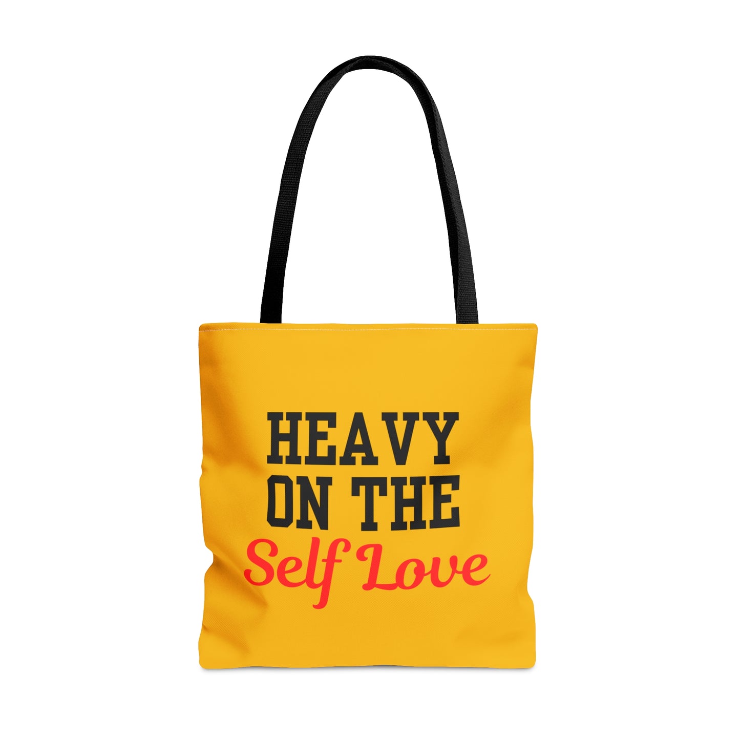 Heavy On The Self Love Tote Bag (Yellow)