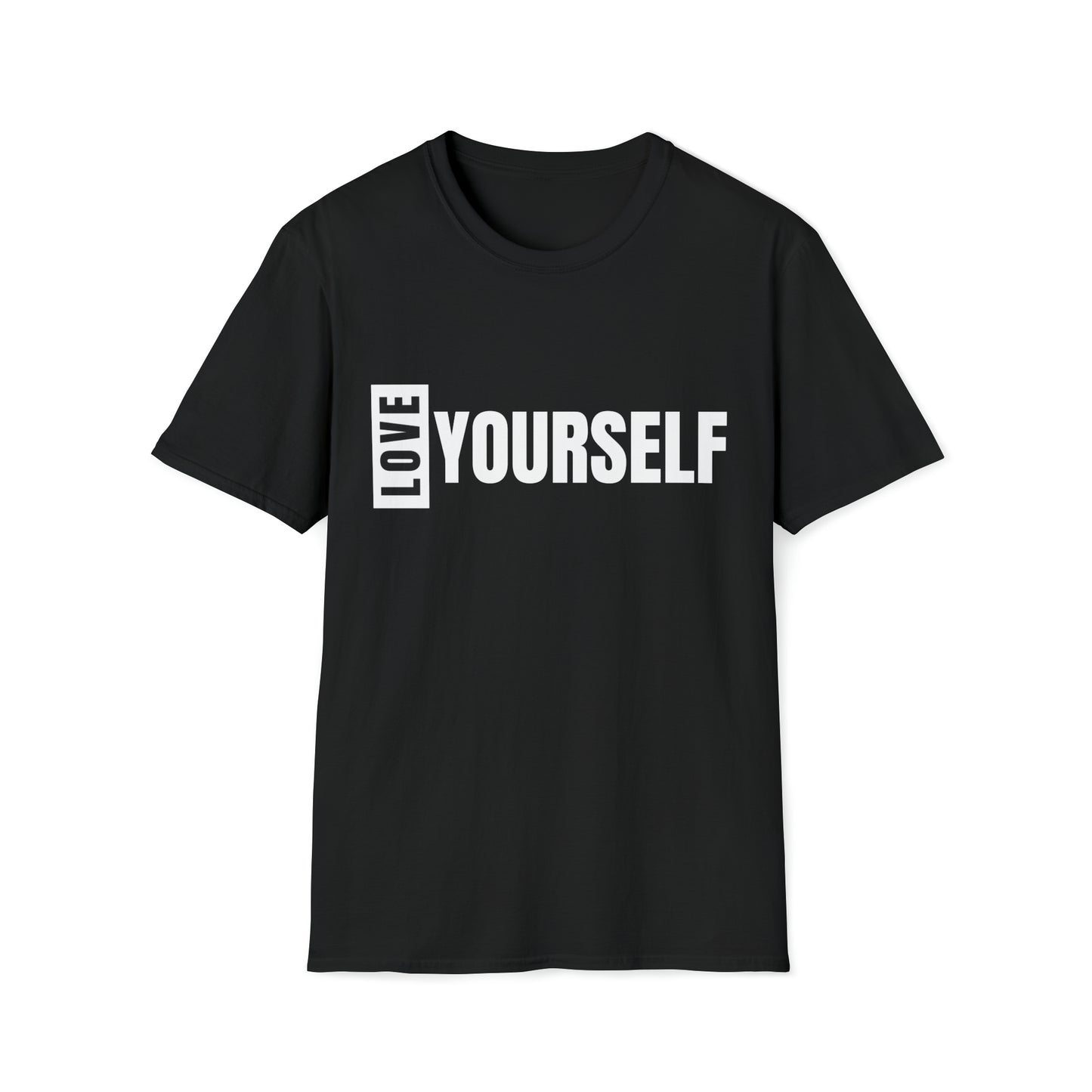 Love Yourself Unisex Softstyle T-Shirt (Black)