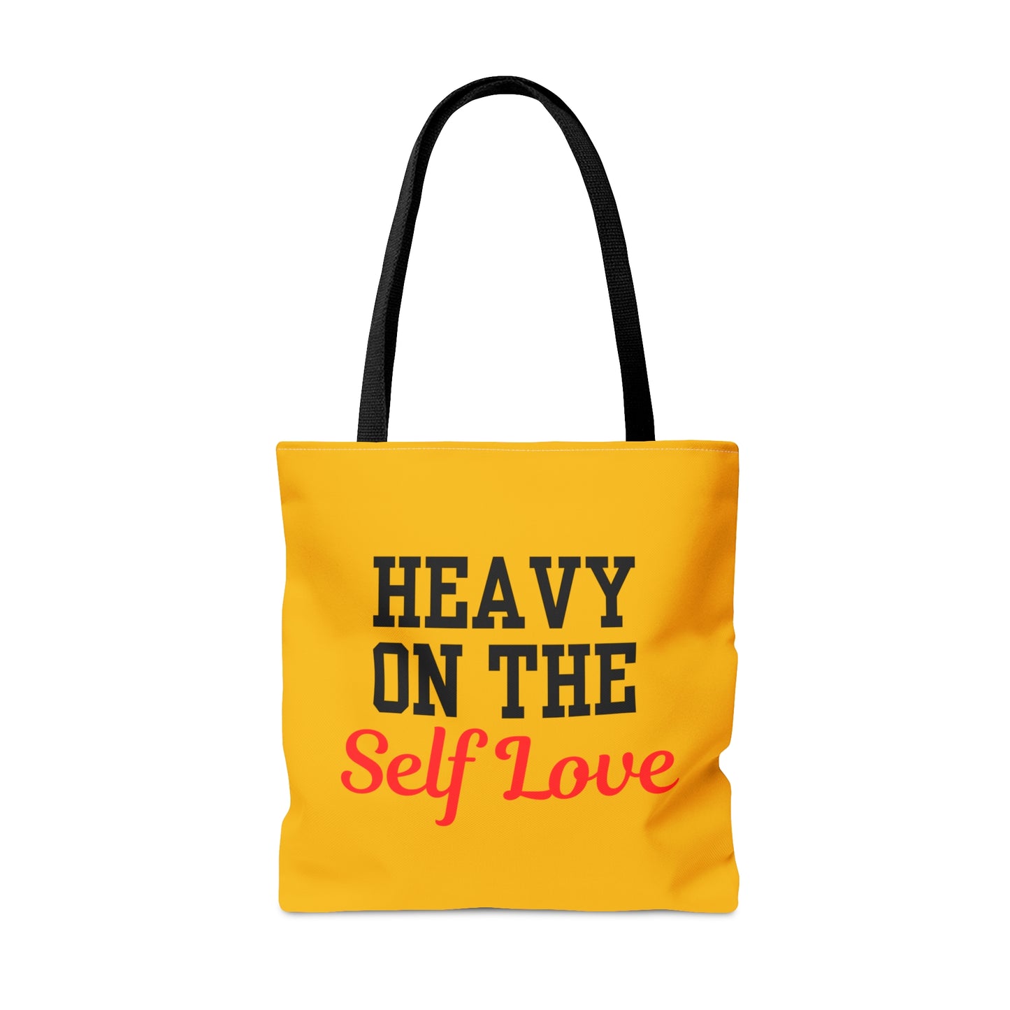 Heavy On The Self Love Tote Bag (Yellow)