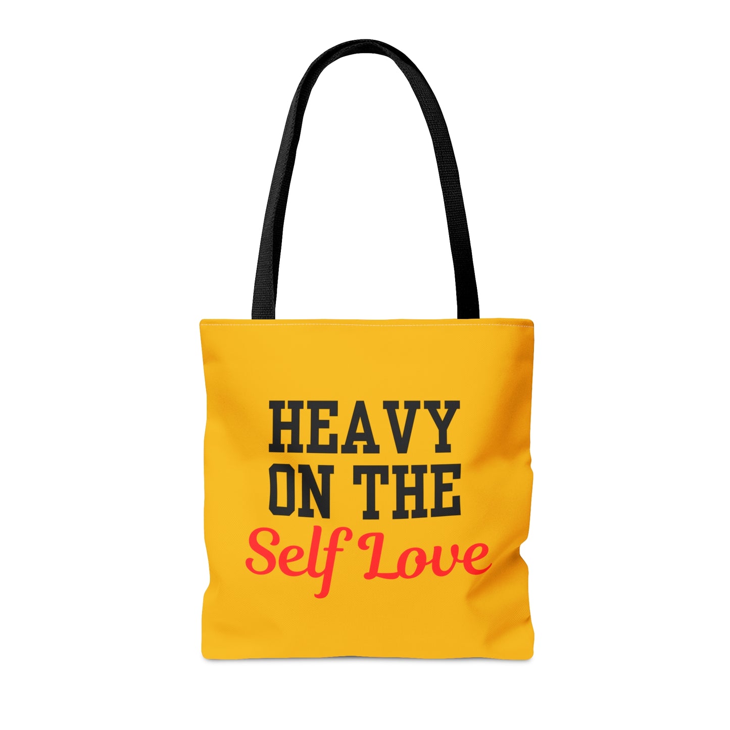 Heavy On The Self Love Tote Bag (Yellow)