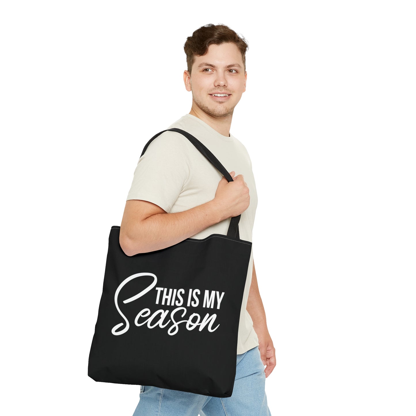 This is My Season Tote Bag (Black )