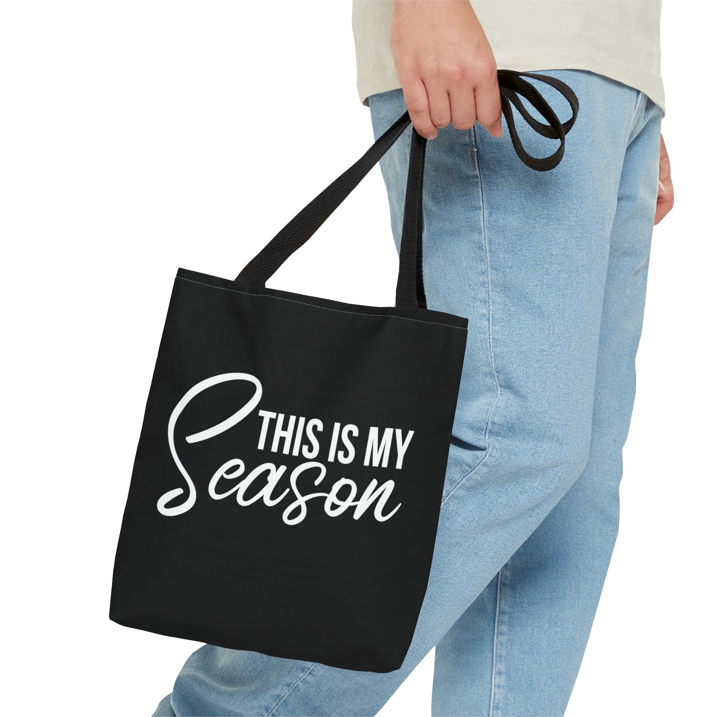This is My Season Tote Bag (Black )