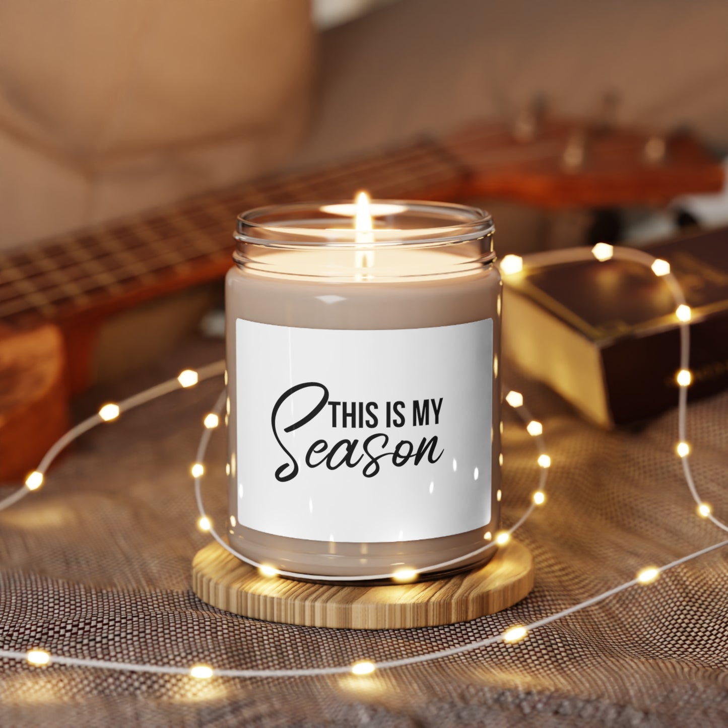 This is My Season Scented Soy Candle, 9oz (White)