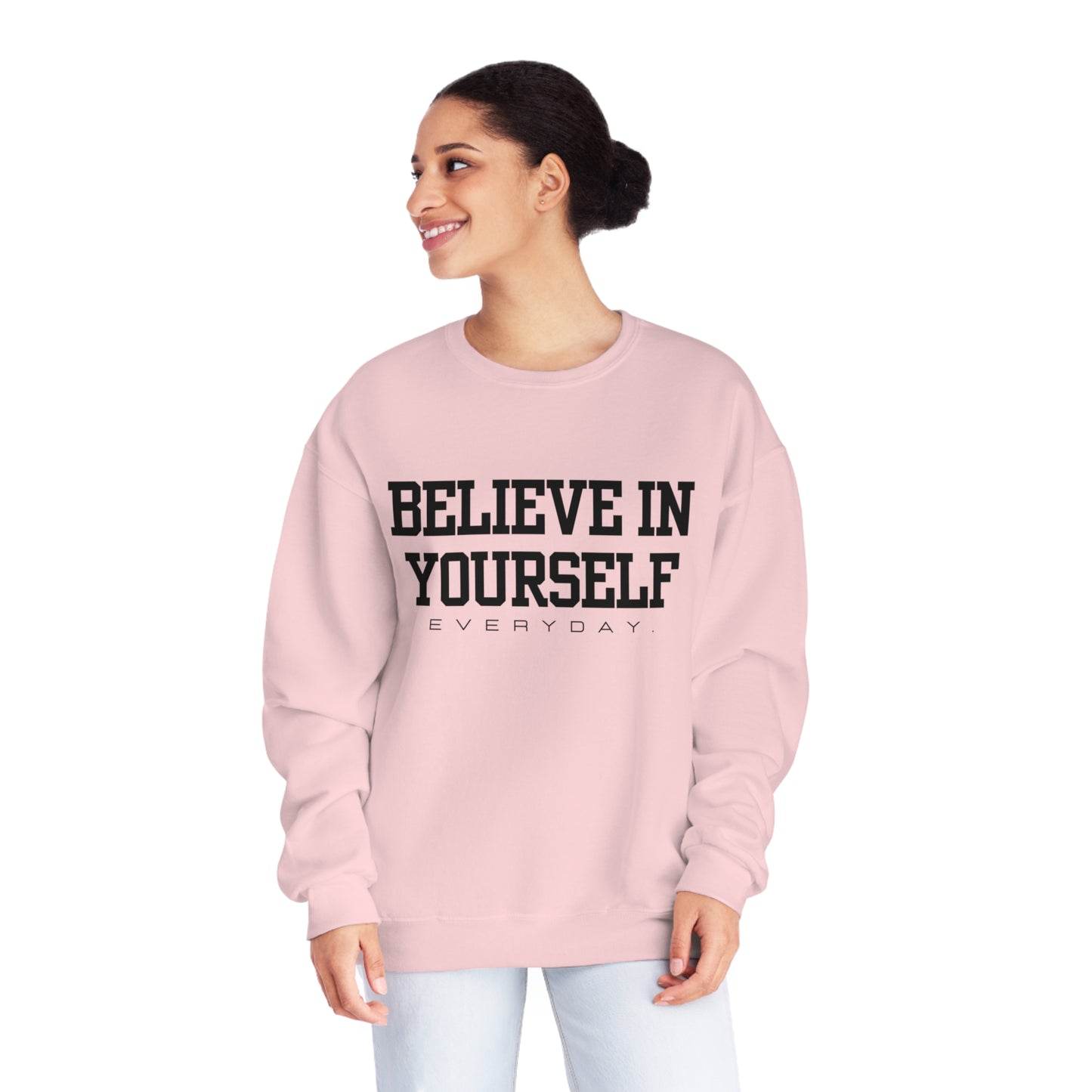 Believe in Yourself Unisex NuBlend® Crewneck Sweatshirt (Multi-colors)