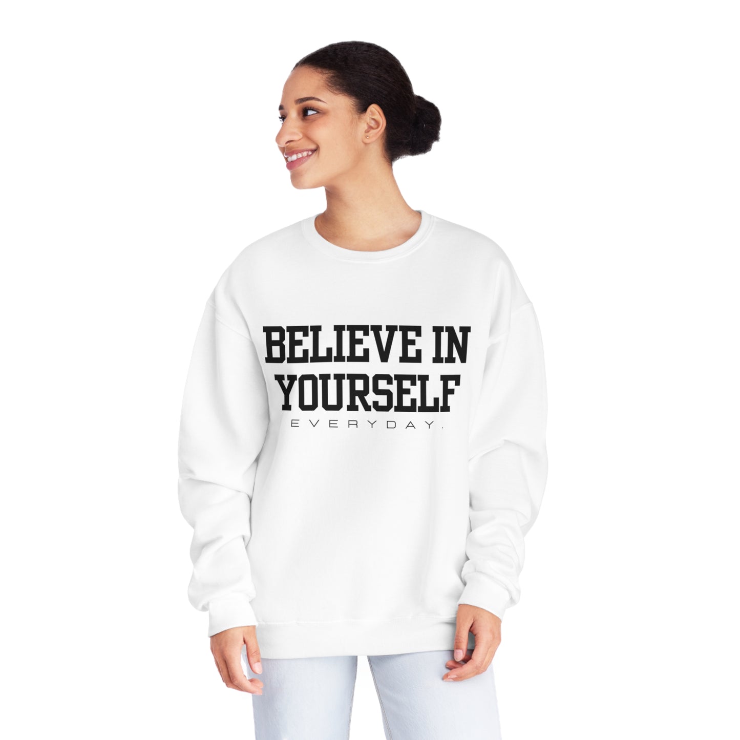 Believe in Yourself Unisex NuBlend® Crewneck Sweatshirt (Multi-colors)