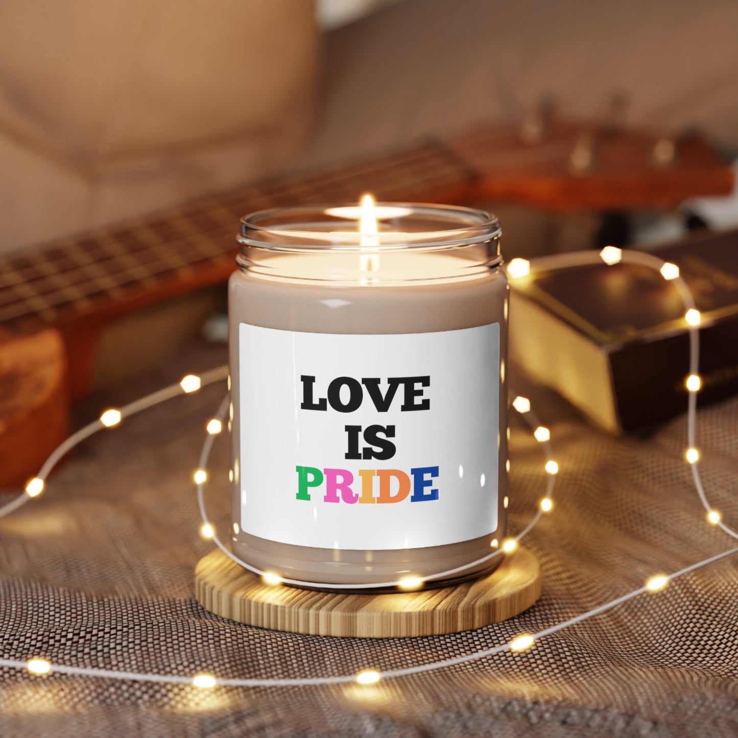 Love is Pride Scented Soy Candle, 9oz