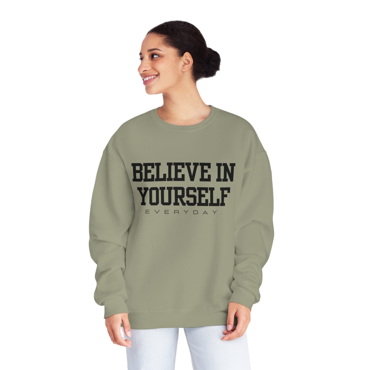 Believe in Yourself Unisex NuBlend® Crewneck Sweatshirt (Multi-colors)