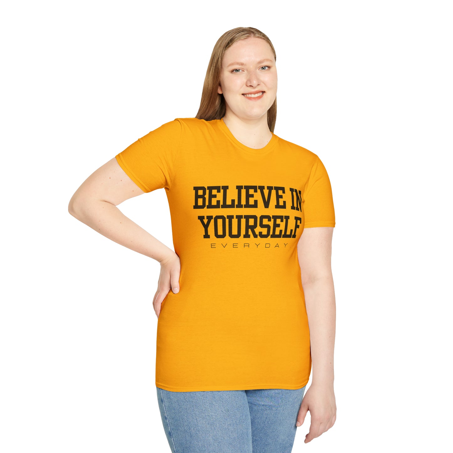 Believe In Yourself Unisex Softstyle T-Shirt (Multi-colors)