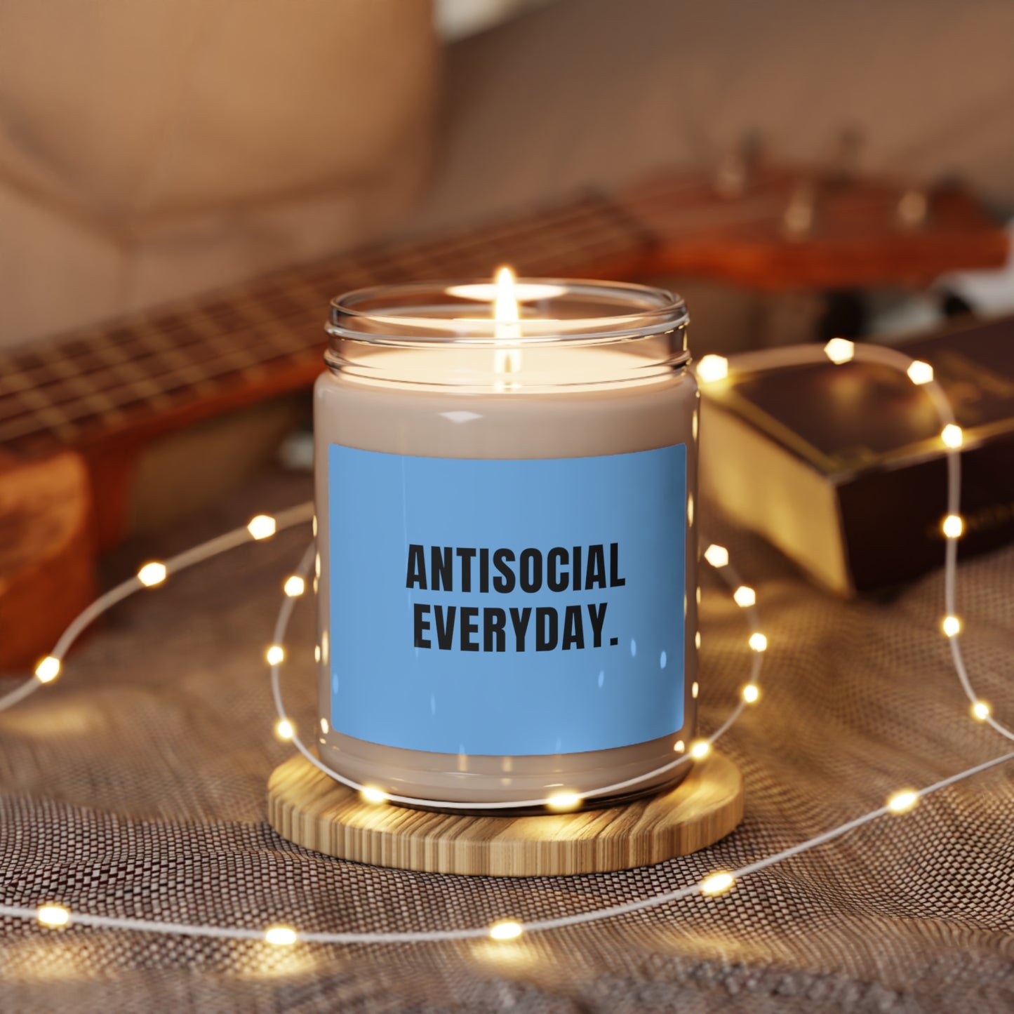 Antisocial Everyday Scented Soy Candle, 9oz